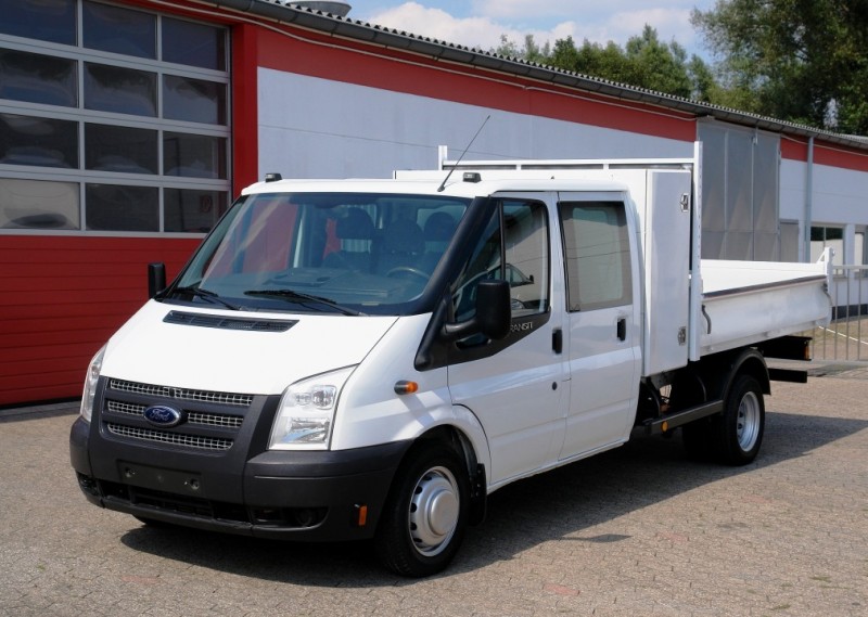 Ford - Transit FT350 double cabin tipper toolbox airco towbar EURO5 new TÜV