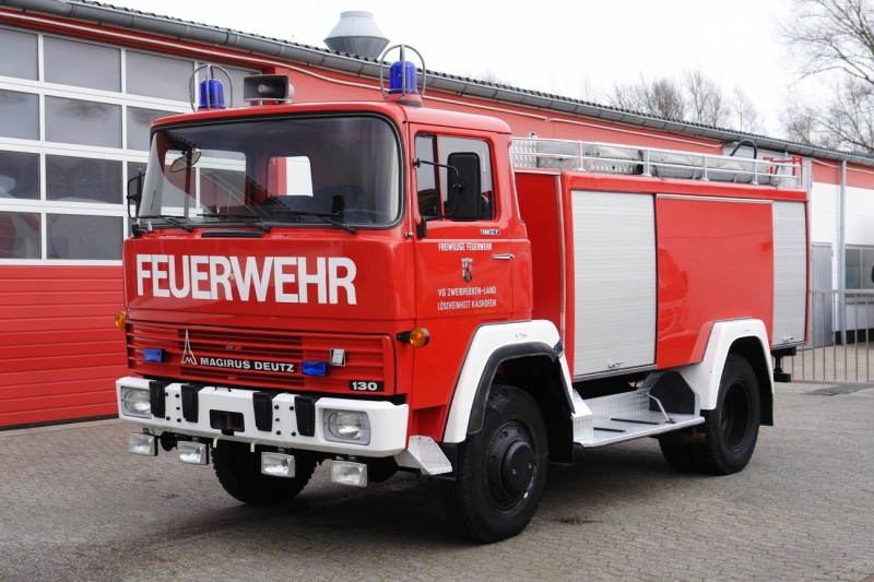Magirus - Deutz FM 130D 4x4 Feuerwehr Löschfahrzeug Tankwagen 2750l Top Zustand!