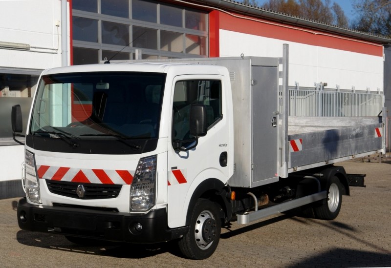Renault - Maxity 140.35 camión volquete de aluminio 3,50m Caja de herramientas Capacidad 1140kg aire acondicionado EURO5