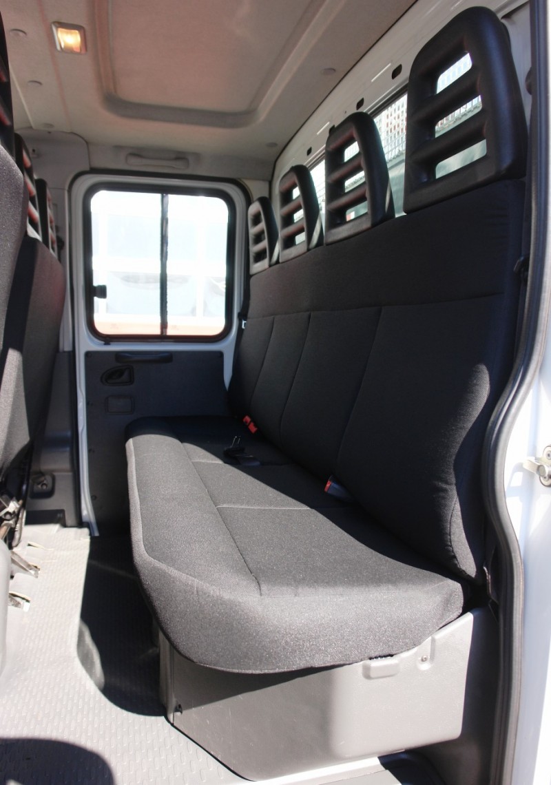 Iveco Daily 35C13 autobasculantă, cabină dublă Macara montată Toolbox