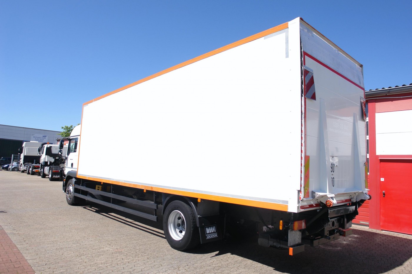 MAN TGM 18.340 грузовик фургон Кондиционер механика Гидроборт Dhollandia 2000кг EURO 5