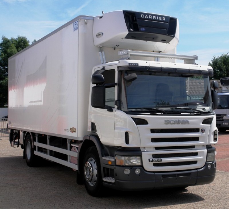 Scania P280 camion frigo 7,60m Ganci per la carne Retarder Condizionatore Sponda idraulica EURO5 