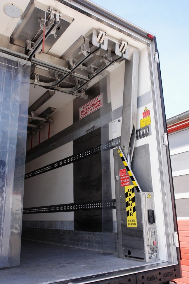 Scania P280 Rast frigorifer 7.60m tub tubi i mishit klima e mpiksjes së mishit LBW EURO5 TÜV e re!