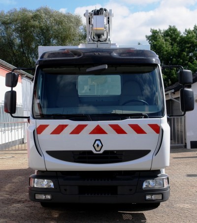 Renault منصة عمل جوية  Comilev EN-140-TPC على شاحنة رينو ميدلوم 180DXi! 14م! سلة 200نغ!