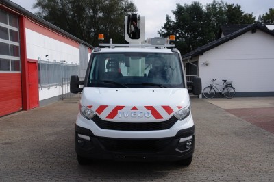 Iveco Daily 35S13 arial working lift LT130TB 13m 2 person basket 200kg 745h working hours airco EURO5 TÜV / UVV.